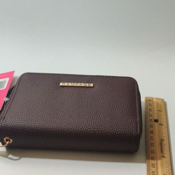 Rampage brown Leather Wallet NWT - Picture 13 of 14